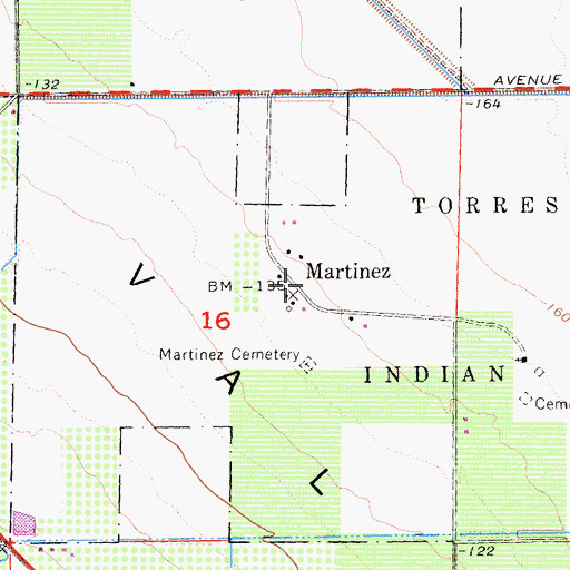 Topographic Map of Martinez, CA
