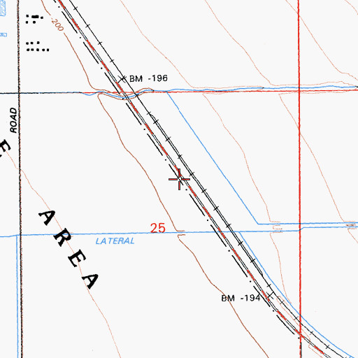 Topographic Map of Mundo, CA
