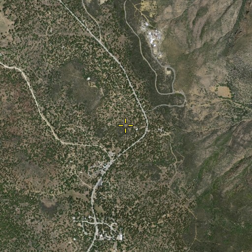 Aerial/Satellite Image of Piñon Point, CA