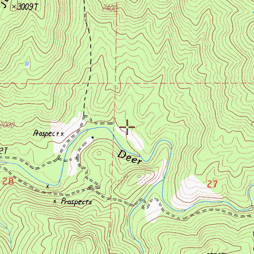 Topographic Map of Stone Place, CA