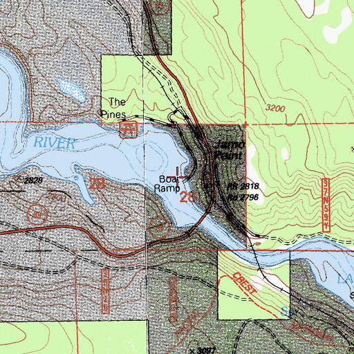Topographic Map of Jamo Point, CA