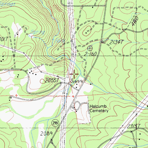 Topographic Map of Dunn Creek, CA