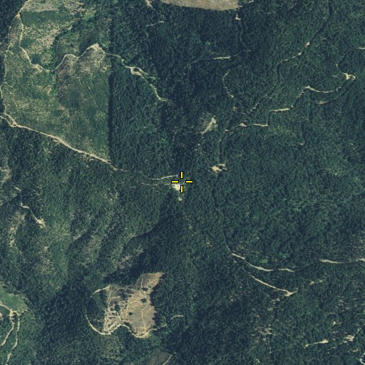 Aerial/Satellite Image of Trinity Mountain, CA