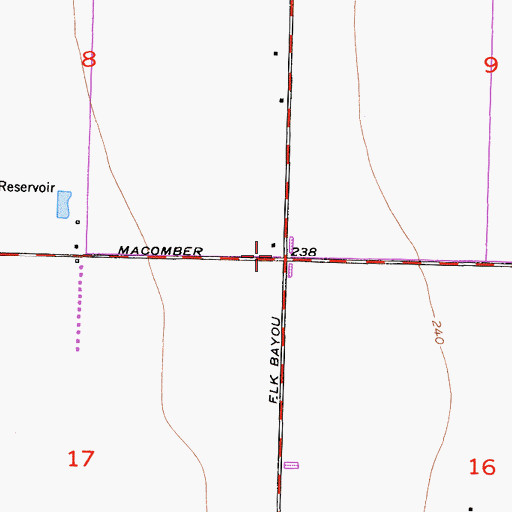 Topographic Map of Lake View School (historical), CA