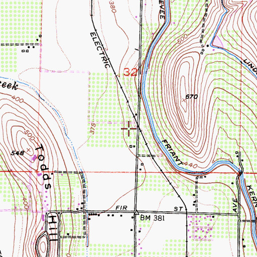 Topographic Map of Reynolds (historical), CA