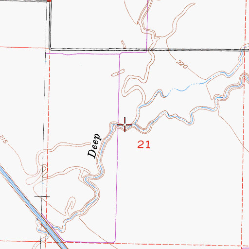 Topographic Map of South Fork Deep Creek, CA
