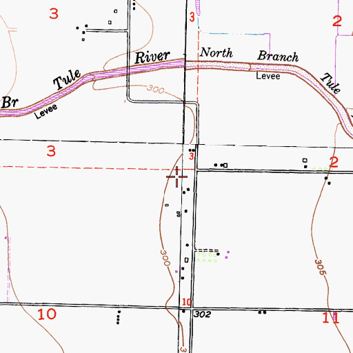 Topographic Map of Surprise School (historical), CA
