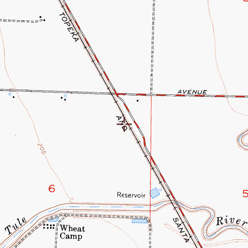 Topographic Map of Turnbull (historical), CA