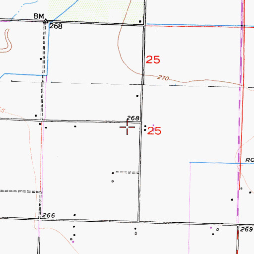 Topographic Map of Walnut Grove School (historical), CA