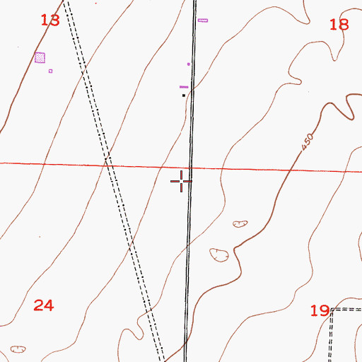 Topographic Map of Wheatland School (historical), CA