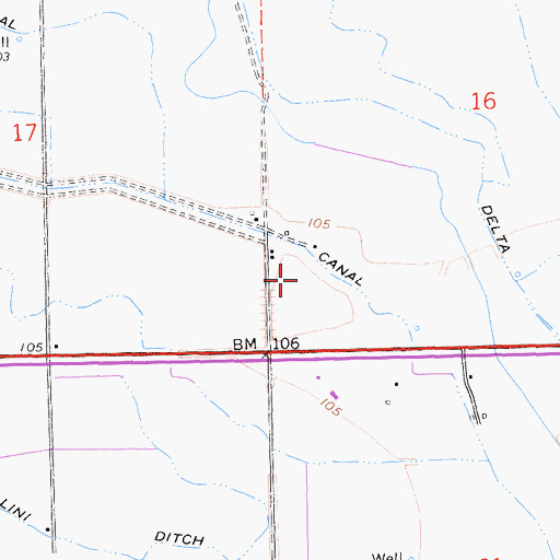 Topographic Map of Arroyo Farm (historical), CA