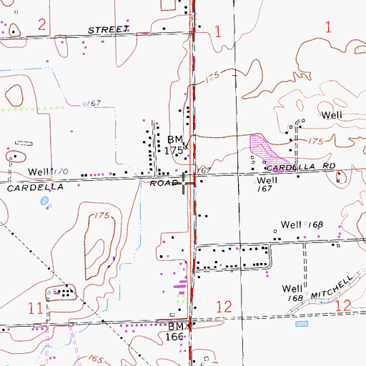 Topographic Map of Eschscholtzia School (historical), CA