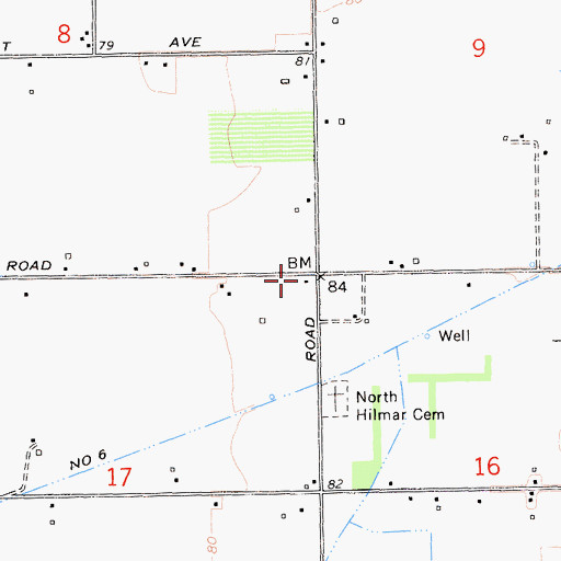 Topographic Map of Helmar School (historical), CA