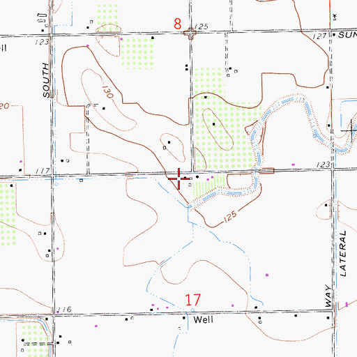 Topographic Map of Jordan School (historical), CA