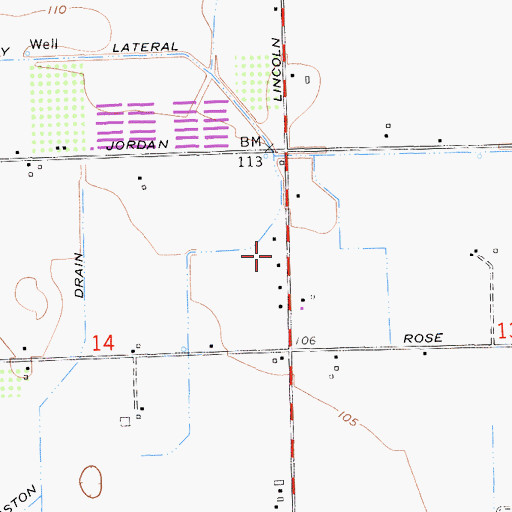 Topographic Map of Witmer School (historical), CA