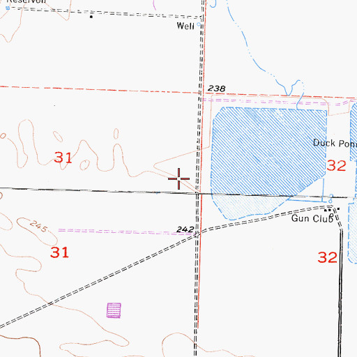Topographic Map of General Petroleum Gun Club (historical), CA