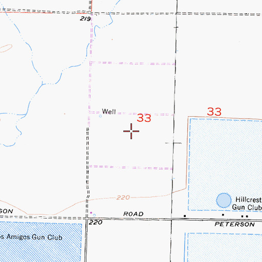 Topographic Map of Loscal Gun Club (historical), CA