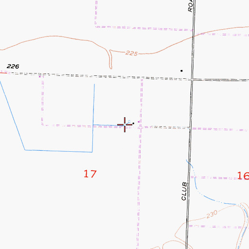 Topographic Map of Miramonte Ranch, CA