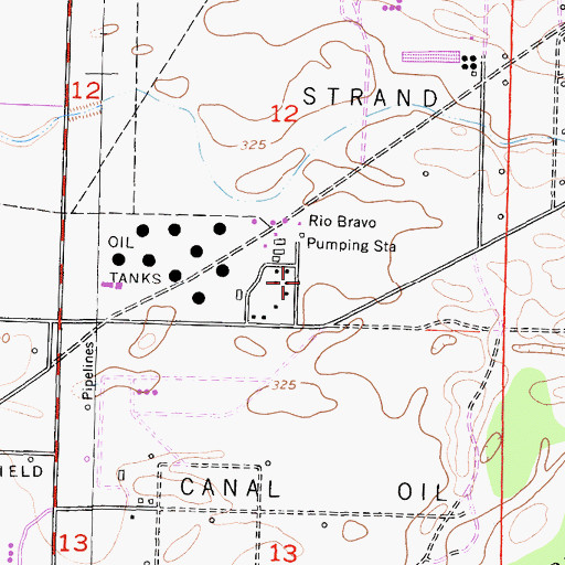 Topographic Map of Munzer School (historical), CA