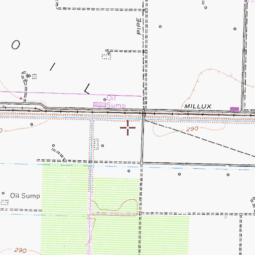 Topographic Map of Paloma School (historical), CA