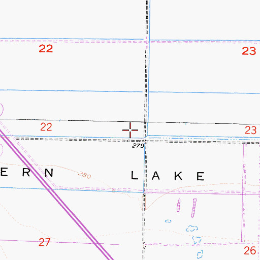 Topographic Map of Panama Migratory School (historical), CA