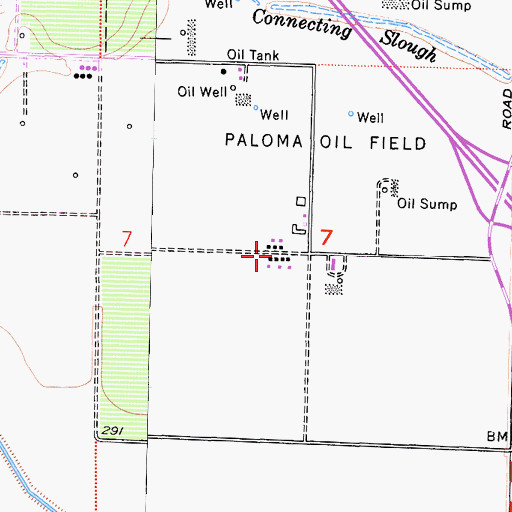 Topographic Map of Symons Ranch, CA