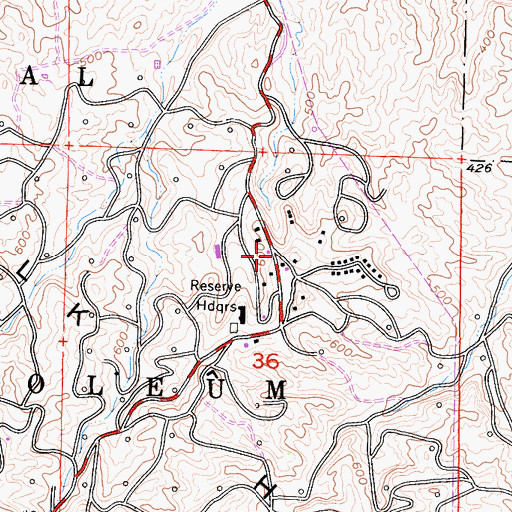 Topographic Map of Tupman Camp, CA