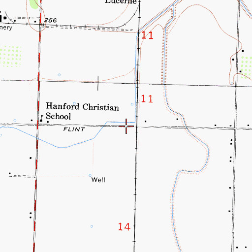 Topographic Map of Banner (historical), CA