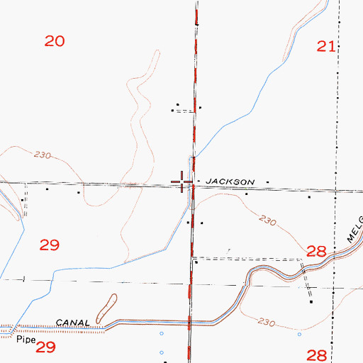 Topographic Map of Eucalyptus School (historical), CA
