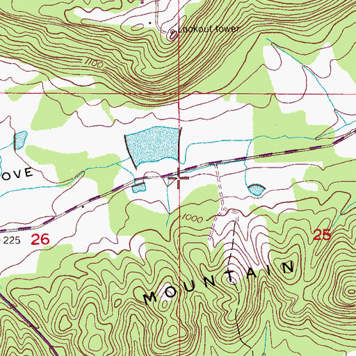 Topographic Map of Greer (historical), AL