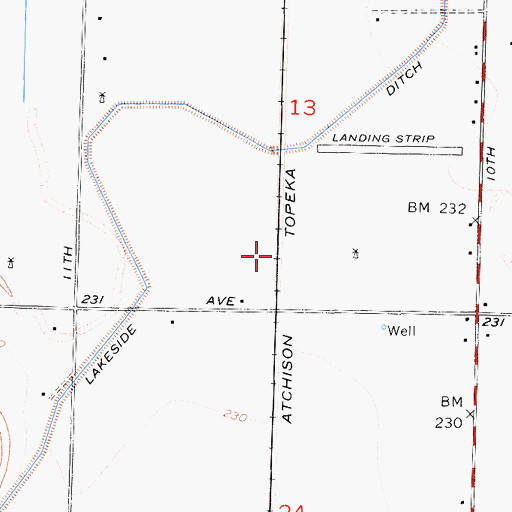 Topographic Map of Odessa (historical), CA