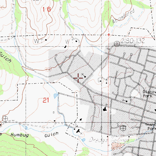 Topographic Map of Berean Fundamental Church, CA