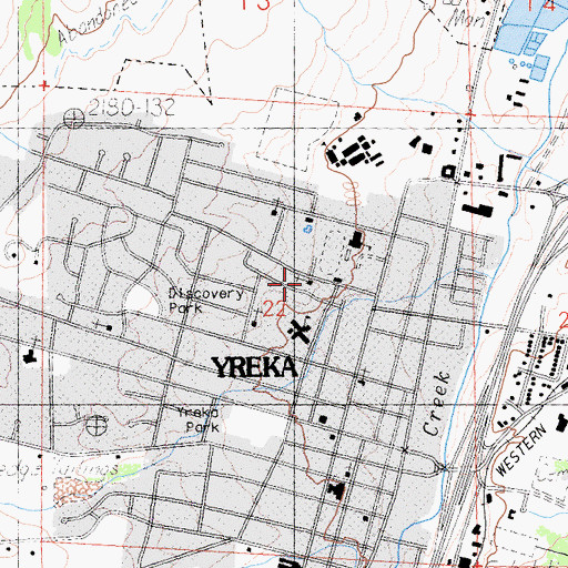 Topographic Map of Church of Christ, CA
