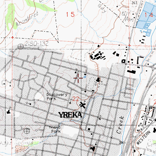 Topographic Map of Ringe Park, CA