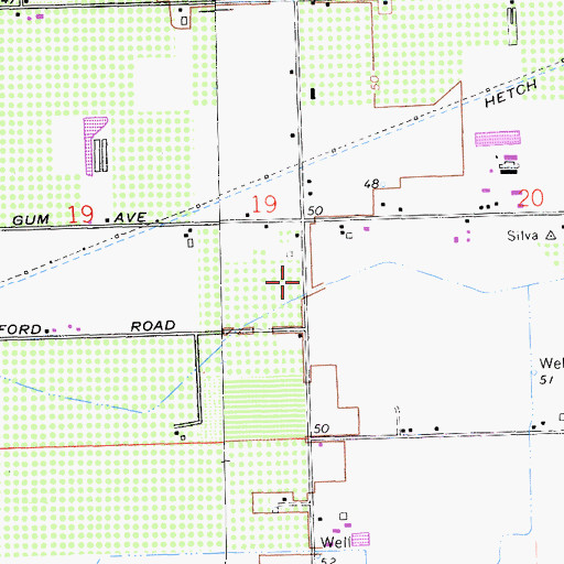 Topographic Map of Hart School (historical), CA