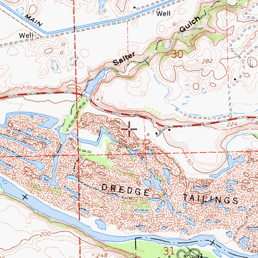 Topographic Map of Hermitage School (historical), CA