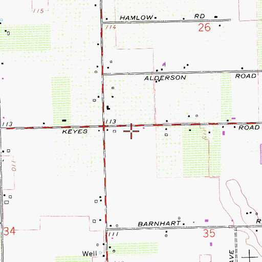 Topographic Map of Lowell School (historical), CA