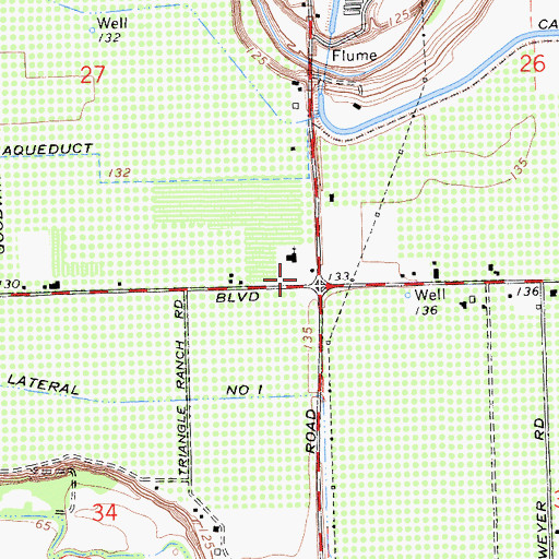 Topographic Map of New Hope School (historical), CA