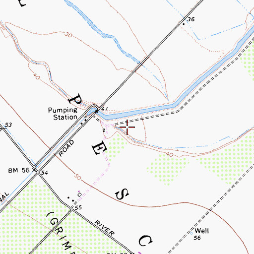 Topographic Map of Upper White Lake (historical), CA