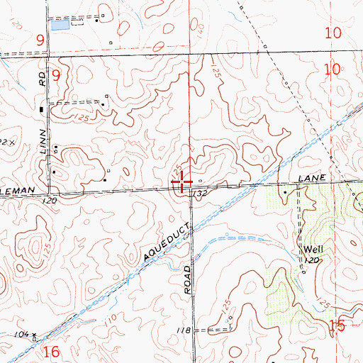 Topographic Map of Grant School (historical), CA
