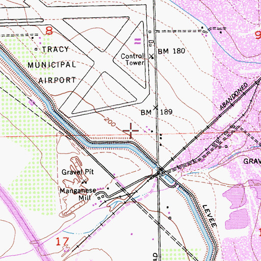 Topographic Map of Jefferson School (historical), CA