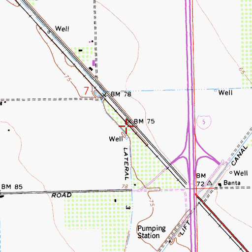 Topographic Map of Yarmouth (historical), CA