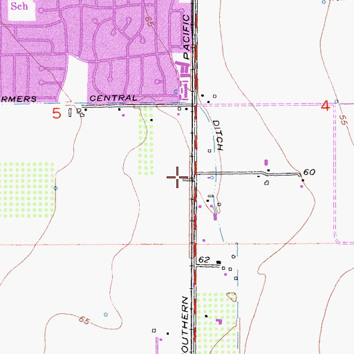 Topographic Map of Mullen (historical), CA