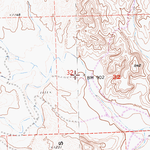 Topographic Map of Camino Ranch (historical), CA