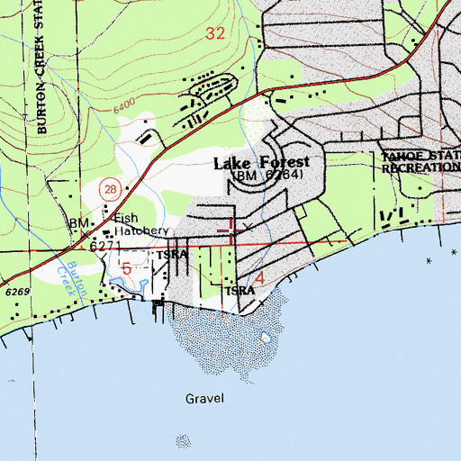 Topographic Map of Lake Forest, CA
