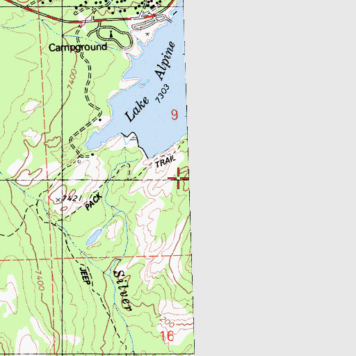 Topographic Map of Rose Meadow, CA
