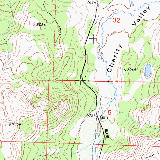 Topographic Map of Dressler, CA
