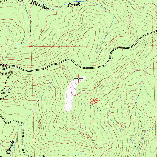 Topographic Map of Graveyard Hill, CA