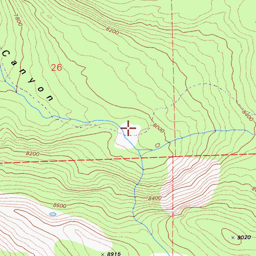 Topographic Map of Round Meadow, CA