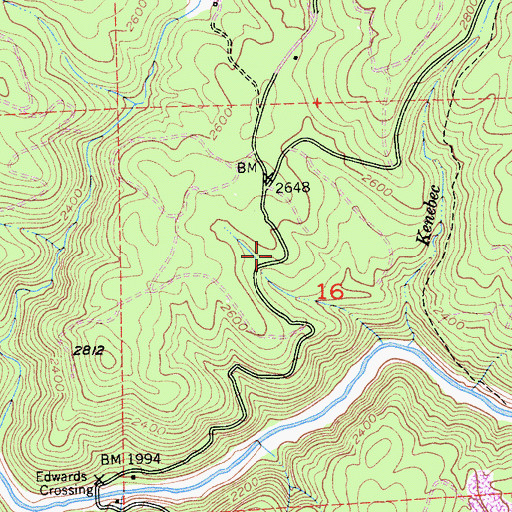 Topographic Map of South Yuba Trail, CA